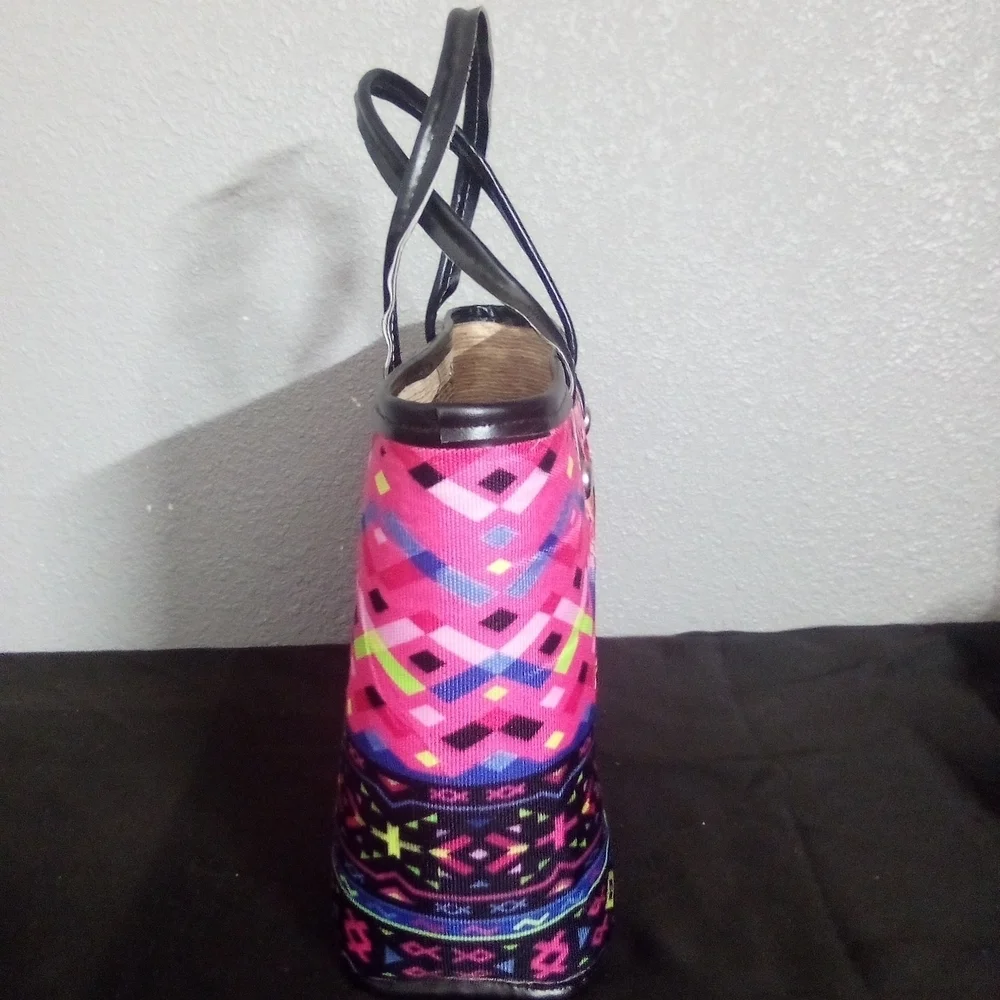 Colorful Patterned Tote Bag ( Casa )